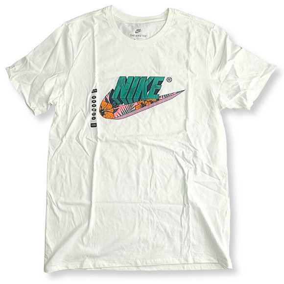 Nike Other - Nike Miami South Beach Tropical Floral Graphic Logo Shirt Medium